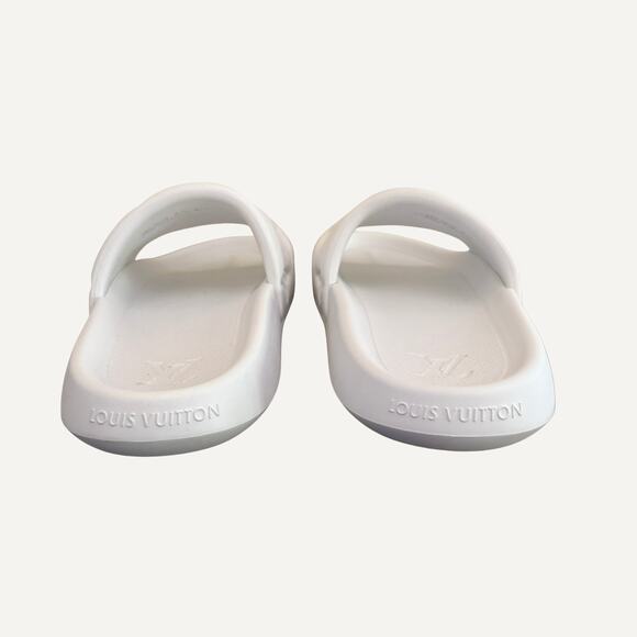Size 10.5US - Louis Vuitton Men's Waterfront Mule White - Picture 4 of 7